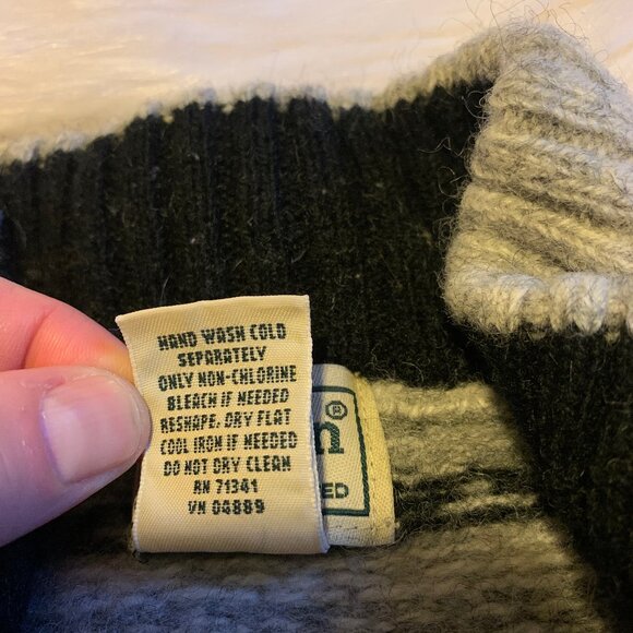 Men’s LL Bean Shetland wool sweater - Picture 4 of 4